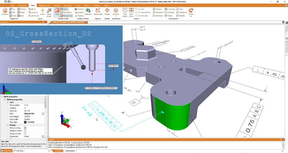 KISTERS 3DViewStation 3D CAD viewing - supporting MBD processes with ...